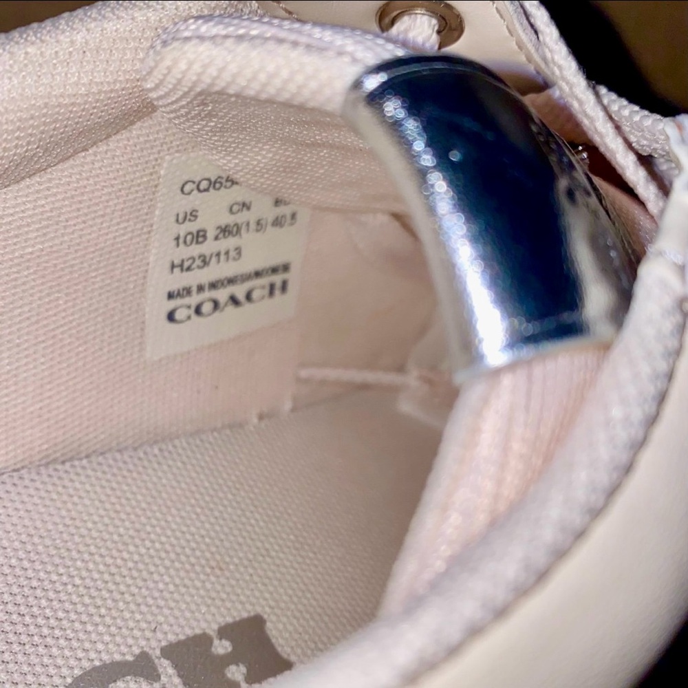 Coach 🤍 Lowline Low Top sneakers 👟 size 10 New in box retail style shoes - Picture 7 of 10